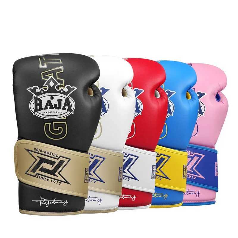 10/12oz Genuine ather Professional Boxing MMA Sparring Gloves Muay Thai/Kickboxing/Sanda Training Mitts Sandbag Punching W250623