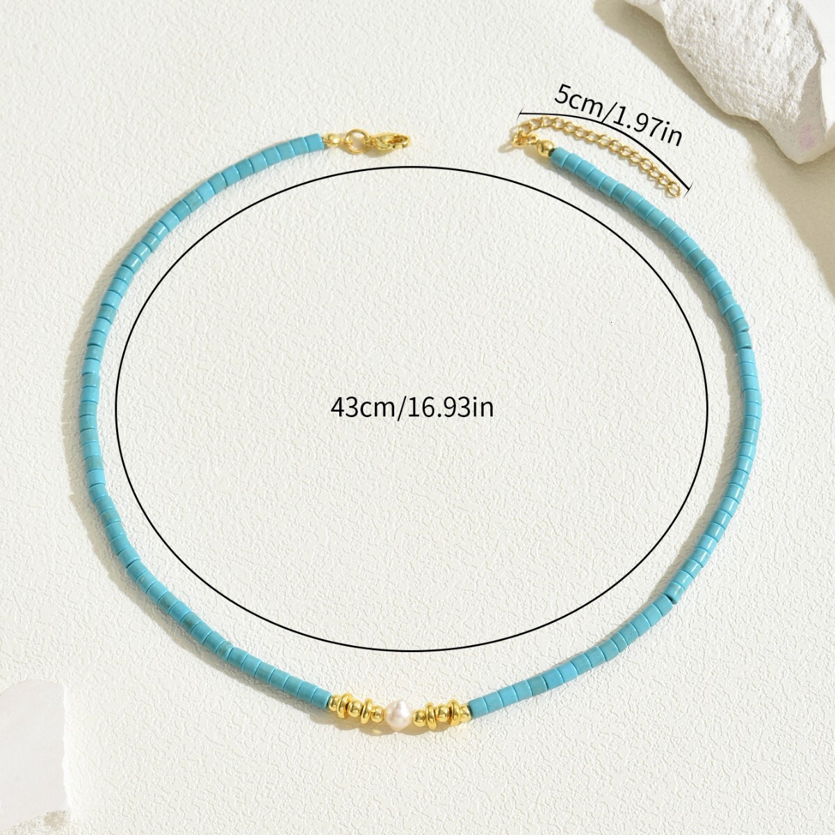 Palace Style Women's Long Clavicle Chain Personality Pearl Design High-End Necklace Jewelry