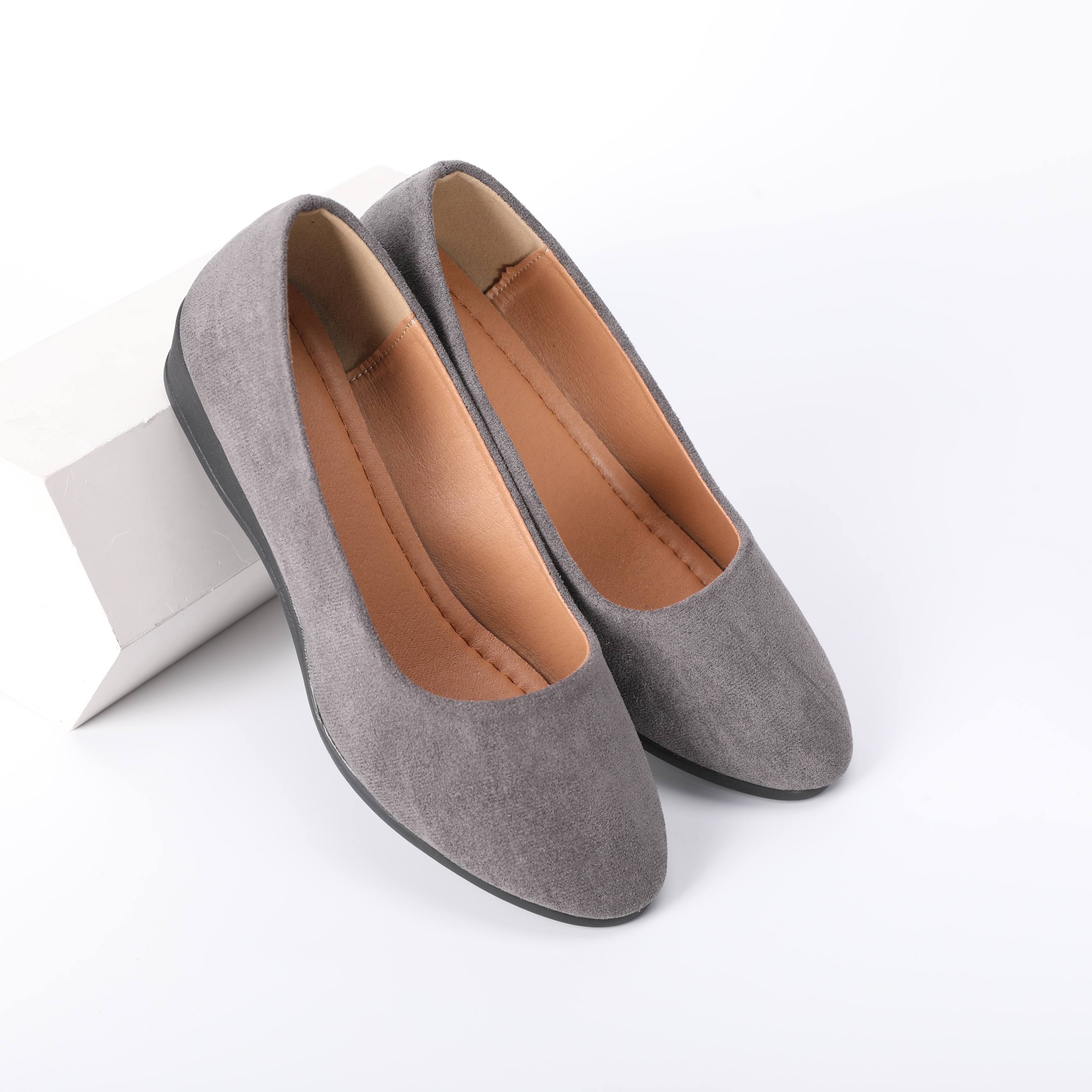 222-Women's Four Seasons Cloth Shoes Pumps Elegant Slice Work Shoes