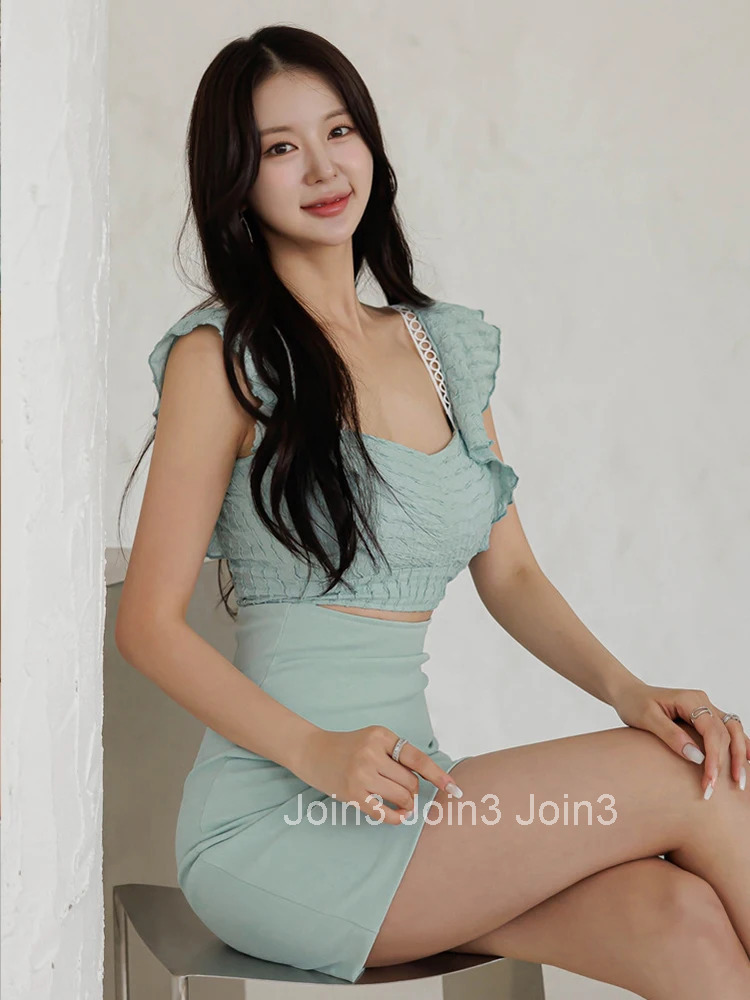 Summer Hotsweet Fashion Elegant Lady Sexy Sling Pencil Dress Women Clothes Ruffle Square Collar Slim Short Party Prom Vestidos