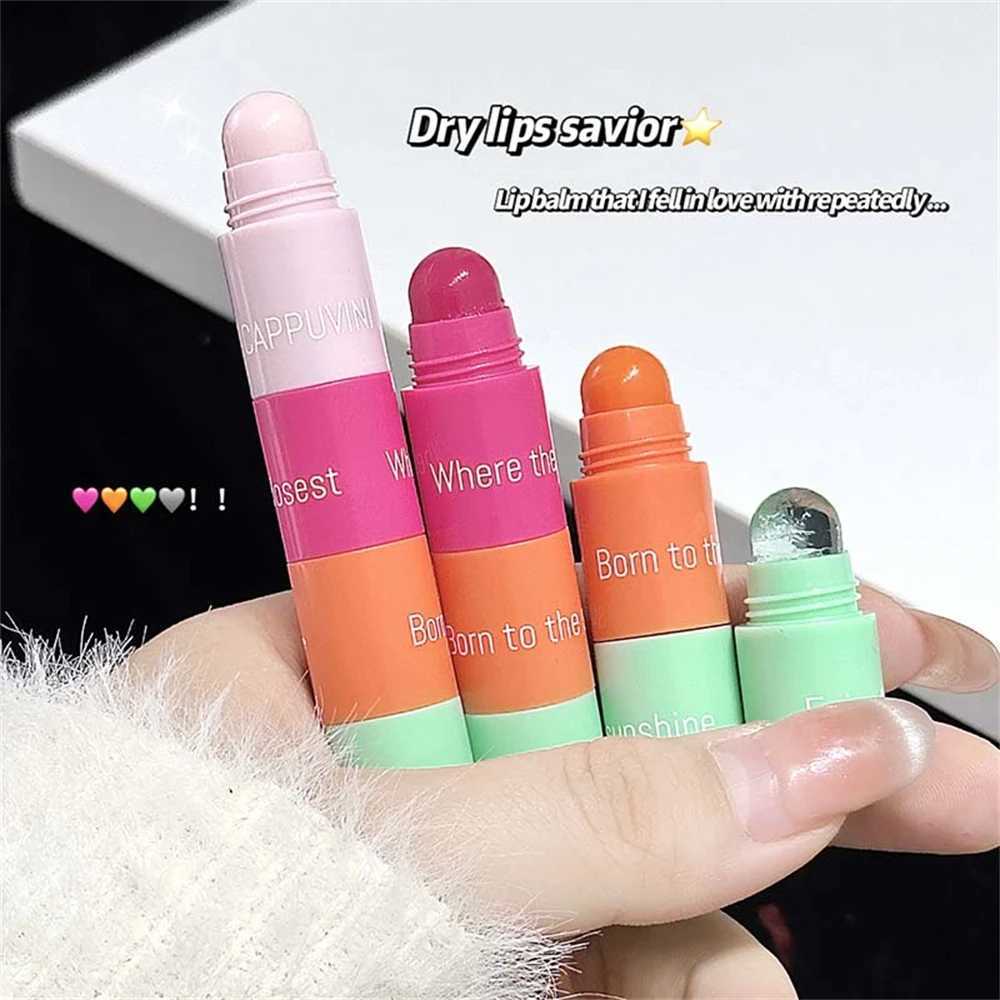 Lipstick Set Lip Gloss 4 Colors In 1 Moisturize Nourish Lip Balm Pen Kit Lipliner Waterproof Lasting Not Fading Lip Makeup Care XJ250623