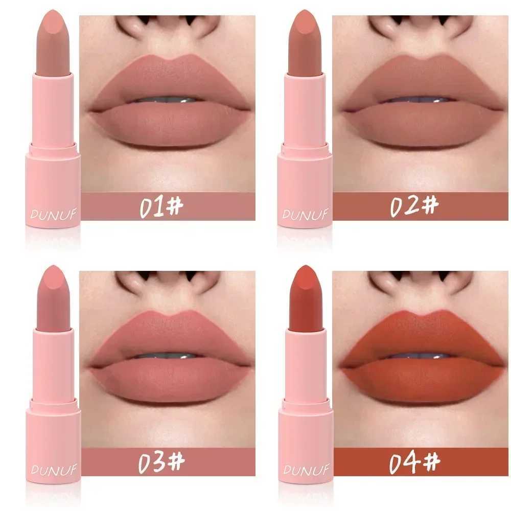 Lipstick Long Lasting Velvet Matte Lip Gloss Makeup Waterproof Non-stick Cup 12Color Nude Sexy Red Pink Lip Tint Woman Cosmetics XJ250623