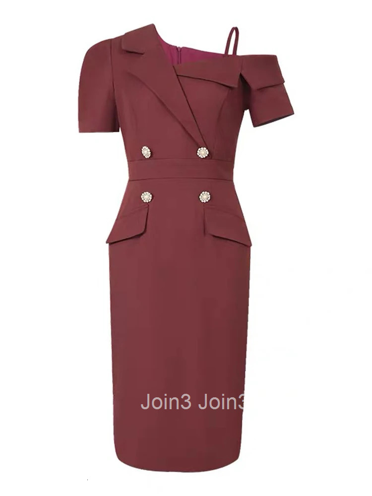 New Summer Fashion Formal Occasion Evening Dress Women Clothes Commute Elegant Lady Sexy Off-Shoulder Slim Midi Pencil Vestidos