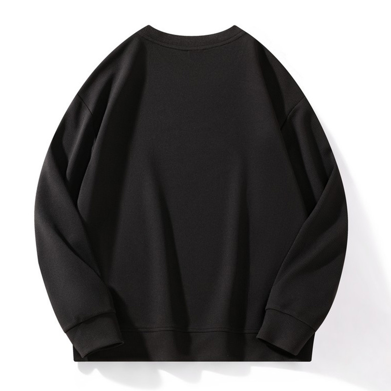 Autumn Winter New Plus Size Sweatshirt for Big and Tall Men Long Sleeve Versatile Crew Neck Pullover Oversized Top Men's Clothing