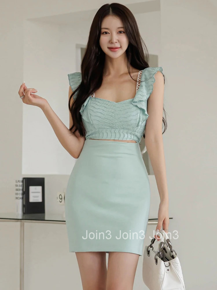 Summer Hotsweet Fashion Elegant Lady Sexy Sling Pencil Dress Women Clothes Ruffle Square Collar Slim Short Party Prom Vestidos