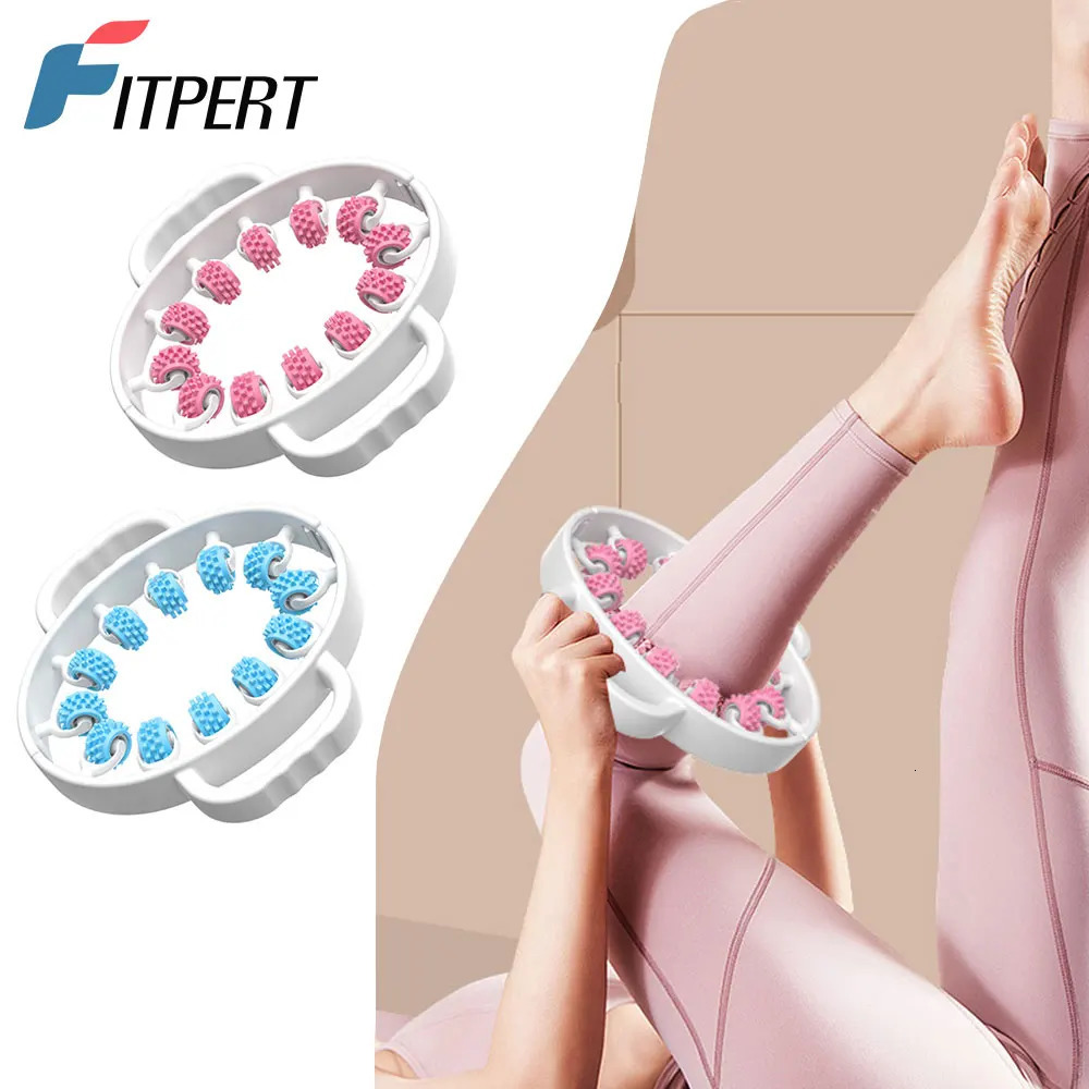 Round Massager Roller for Waist Abdominal Muscles Ring Leg Clip Stovepipe To Clear The Meridian Portable Cellulite Massage Tools 250619
