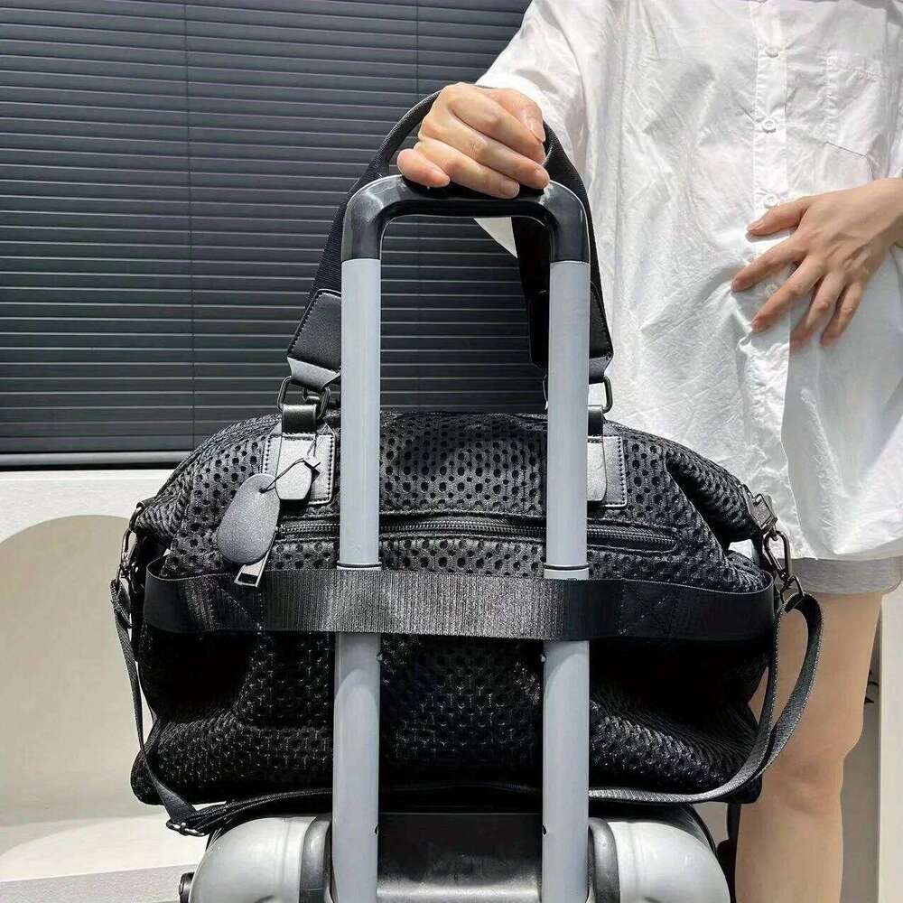 Designer Bag Women's Travel Simple Leisure Vacation Large Waterproof Nylon Mesh Shoulder Messenger Bag