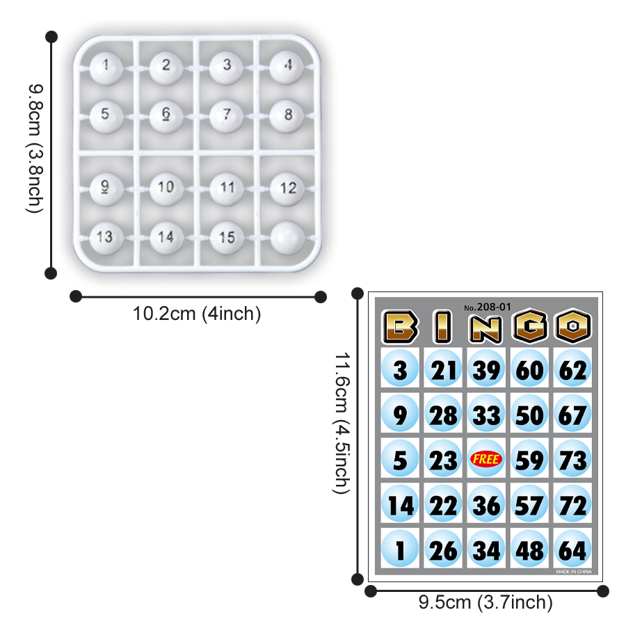 Simulate Luck: Enjoy an Engaging Bingo Challenge with this Multi-functional Game Set