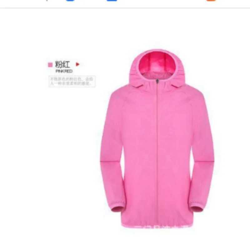 Camping Rain Jacket Men Women Waterproof Sun Protection Clothing Fishing Hunting Clothes Quick Dry Skin Windbreaker With Pocket W250623