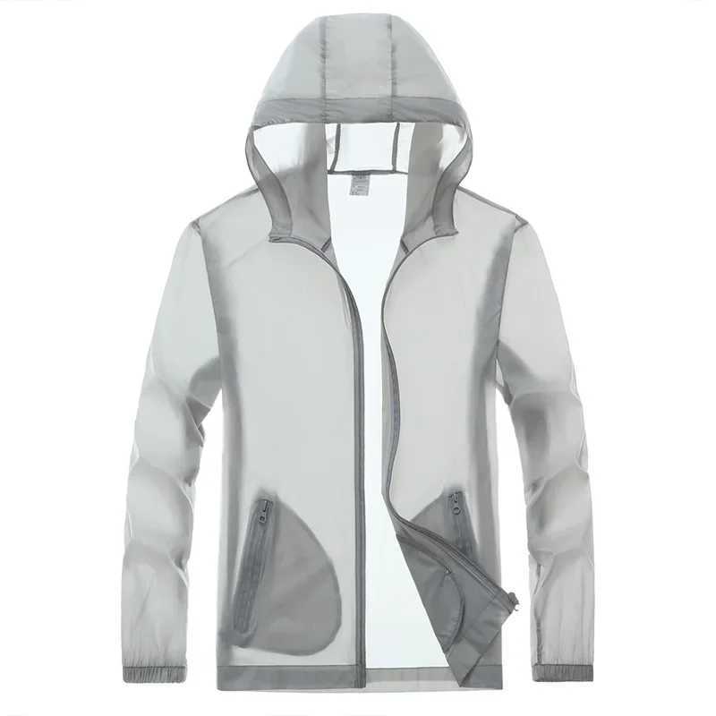 Summer 50+ UV Sun Protection Mens Clothing Skin Coats Breathable Cooling Nylon Silk Hooded Windbreaker Men Casual Jackets 8XL W250623