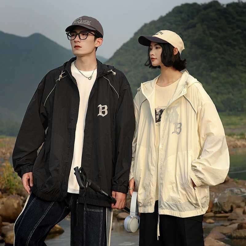 Summer UPF50+ Sunscreen Jacket Men Women New Ultra-light Couple Skin Jacket Outdoor Cycling UV Protection Tops Mens Clothing W250623