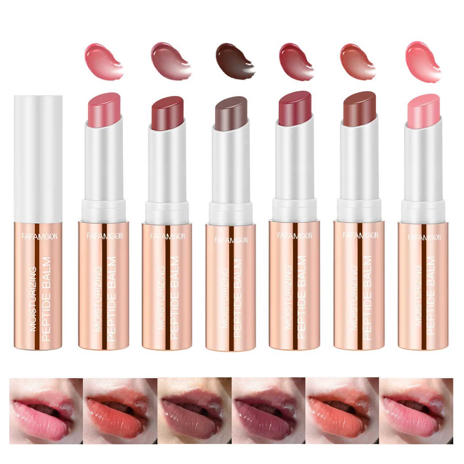FAFAMOON 6-color moisturizing and nourishing lipstick repair and color development anti-dry cracked lipstickXJ250623