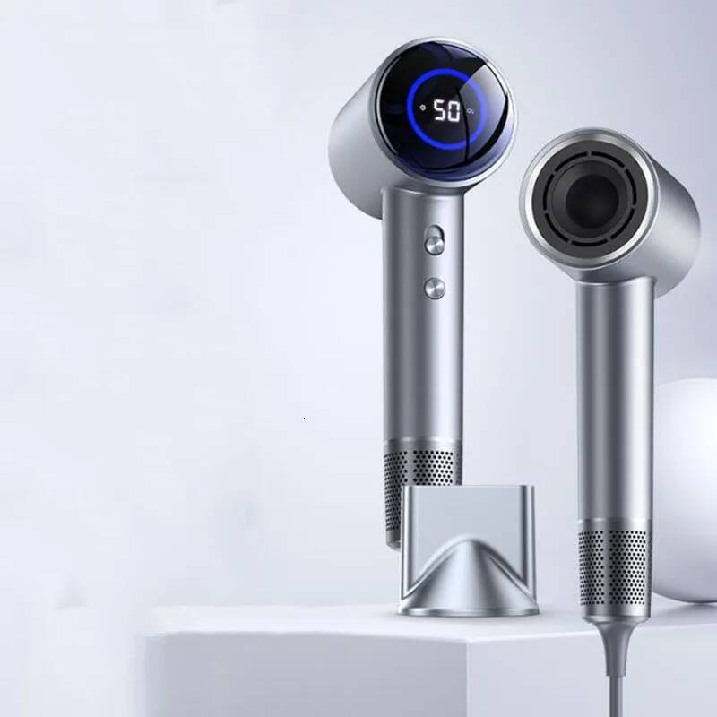 LCD Display 110,000RPM Strong wind High-speed Blow for Fast Dry Negative Ionic Professional Hair Dryer