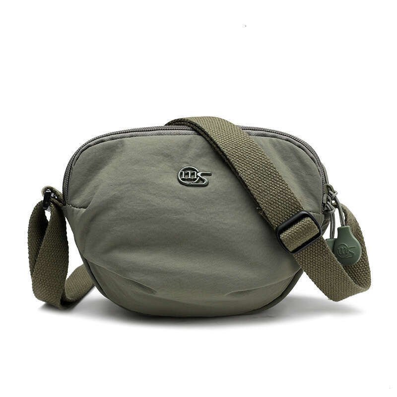 2025 New Fashion Versatile Commuter Shoulder Simple Multi-Compartment Backpack High-Value Casual Solid Color Crossbody Bag