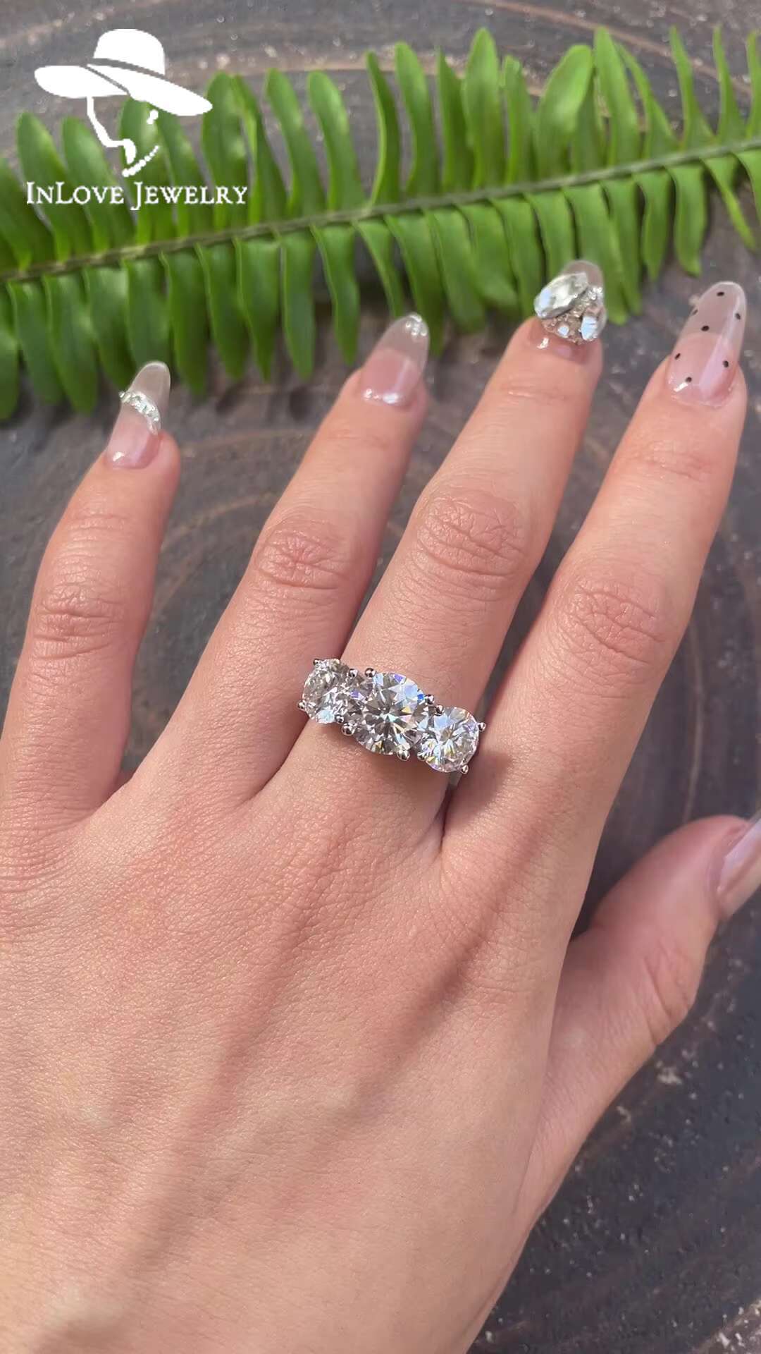 Custom Solitaire Big 2ct 3 Ct Gold 14k 18k Engagement Oval Round Vvs Moissanite Wedding Cvd Lab Grown Diamond Ring for Women