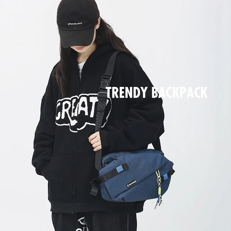 High Quality Nylon Panelled Waist Packs 2024 Unisex Chest Pack Casual Outdoor Travel Crossbody Bag Men Wasit Belt Bags 250612