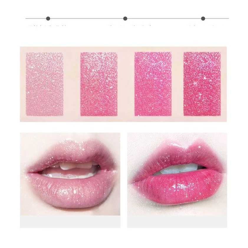 Glitter Lipstick Temperature Color Changing Long Lasting Lip Tint Waterproof Red Pink Sexy Lips Cosmetics Makeup XJ250623