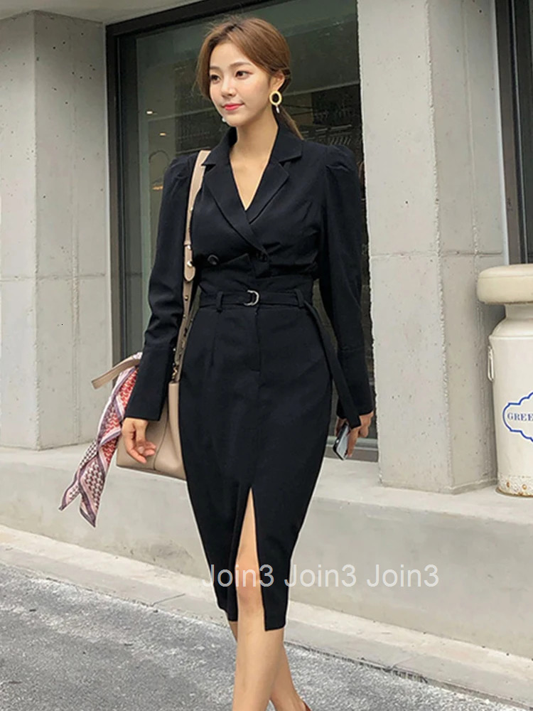 New Arrival Fashion Work Style Solid Skirt Suits Double Breasted Blazer And Slim Pencil Skirt Vintage Elegant Cute Women Sets