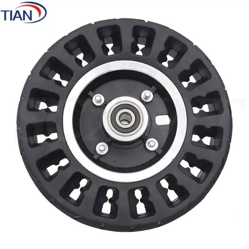 8 Inch Wheel high-quality Black wheel Temperature resistance for Electric Scooter Tyre 200x50 solid Tire