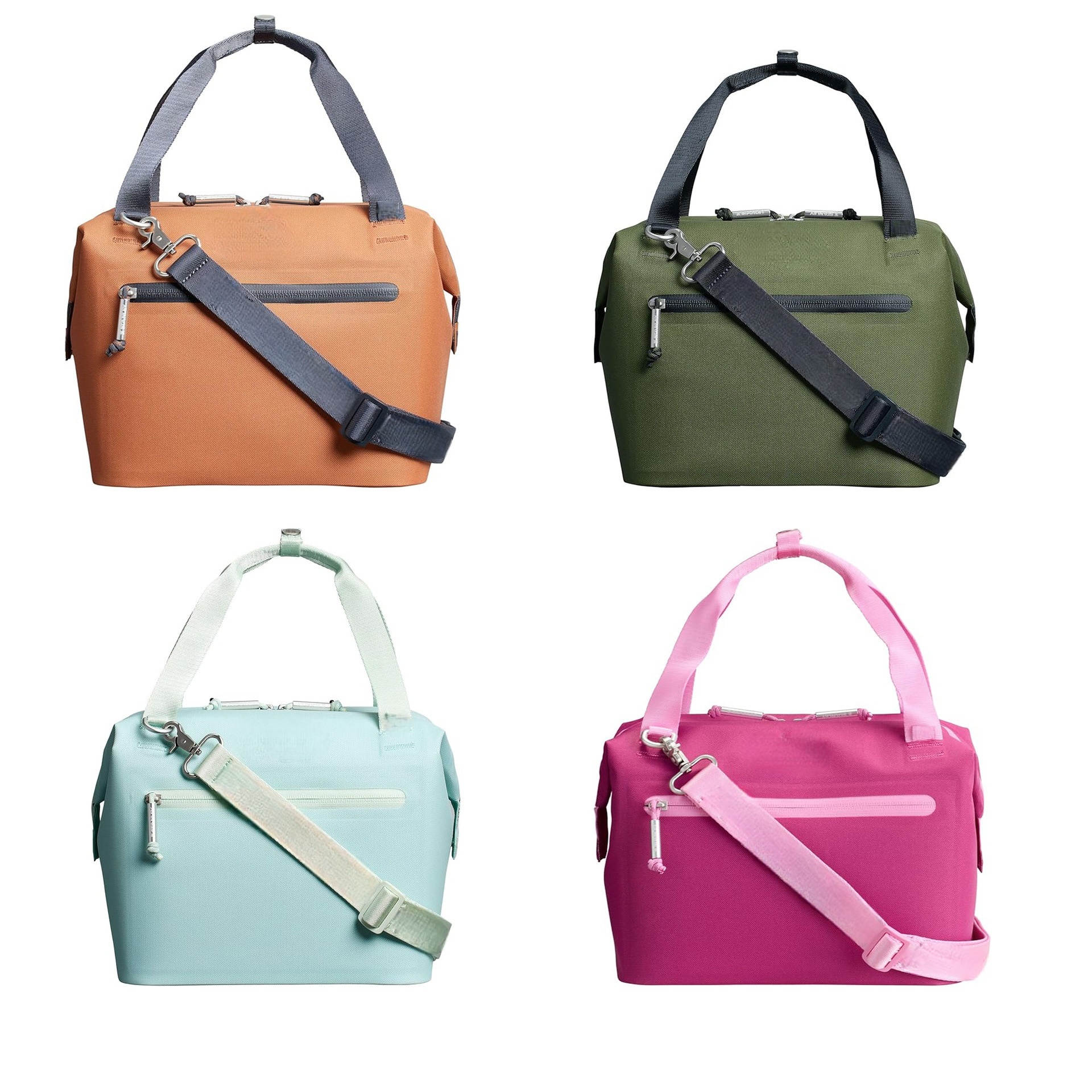 Lunch Bags Backpacks All Day Julienne Mini Soft Cooler Bags Recycled Polyester Cooler 12-Hour Cooling Travel Cooler 40oz Cup Crossbody Bag with Phone Pocket for Cups