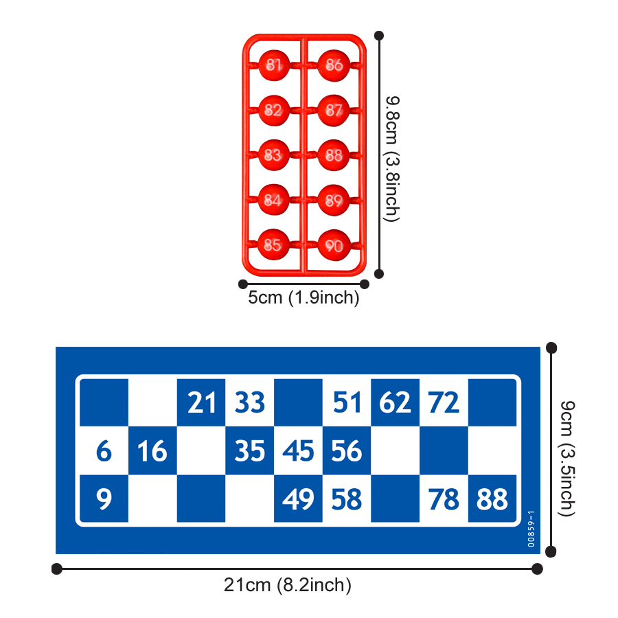 Educational Interactive Board Game: Realistic Bingo & Lotteries with Puzzles for Children