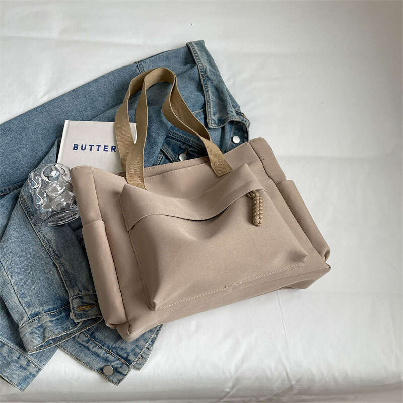 Women's Underarm New Fashion Trend Large Capacity Canvas Crossbody Casual Commuter Tote Bag