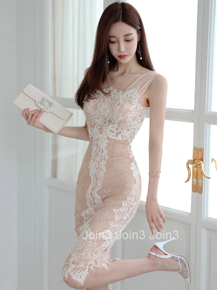 Summer Elegant Women Evening Dress Chic Lace Sexy Strap Slim Midi Dresses Party Club Gown Vacation Mujer Femme Vestidos Fiesta