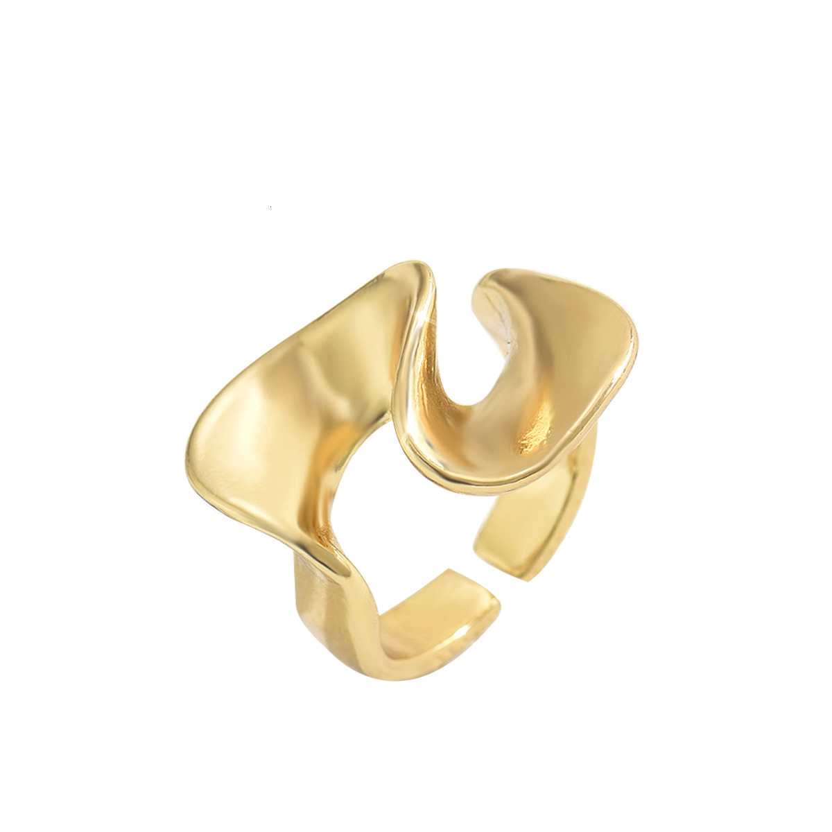 Style Simple Sweet Food Finger Electroplated Adjustable Design Ring