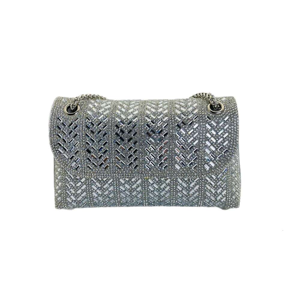 Fashion Rhinestone Embellished Banquet Cheongsam Dress Diamond Ins Wedding Clutch Evening Bag