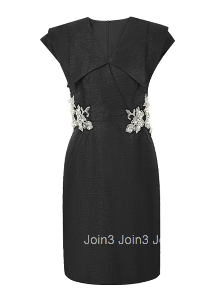 Women Clothes Formal Occasion Black Lapel Slim Mini Short Pencil Dress Elegant Commute Ladies Fashion Party Vestidos Summer New