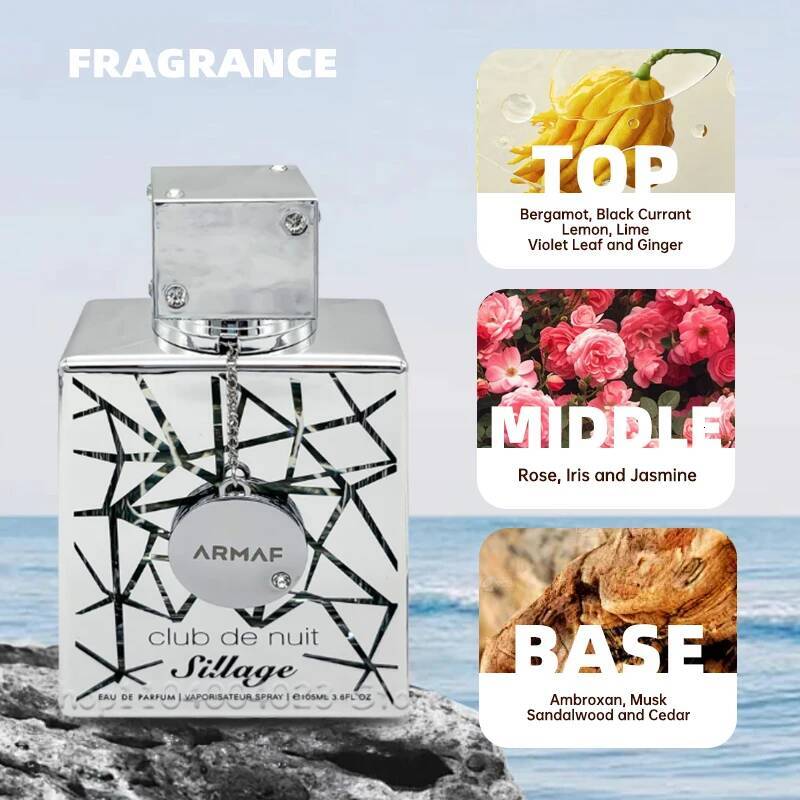 ARMAF Intense Man EDT Armaf Club De Nuit For Eau de Parfum Spray High Quality Pheromone Perfume Attract Women