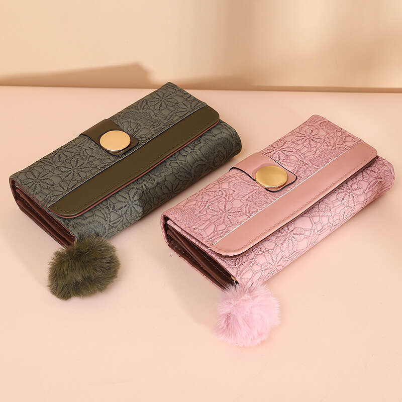 New Women's Long Fashion Clutch Multi-Card Slot Phone Bag Korean Style Coin Purse Women Wallet