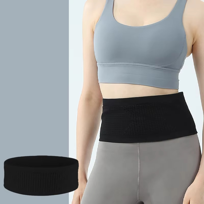 Travel Waist Packs Pouch Bag Multifunctional Knit Breathable Concealed Waist Bag Slim Thin Waist Pack With Hanging Hook Lightweight Packet For Riding 