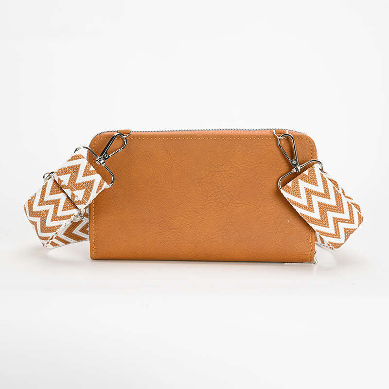 2023 Autumn Winter New Women's Single Shoulder Crossbody Wide Strap Phone Large Capacity Small Square Bag