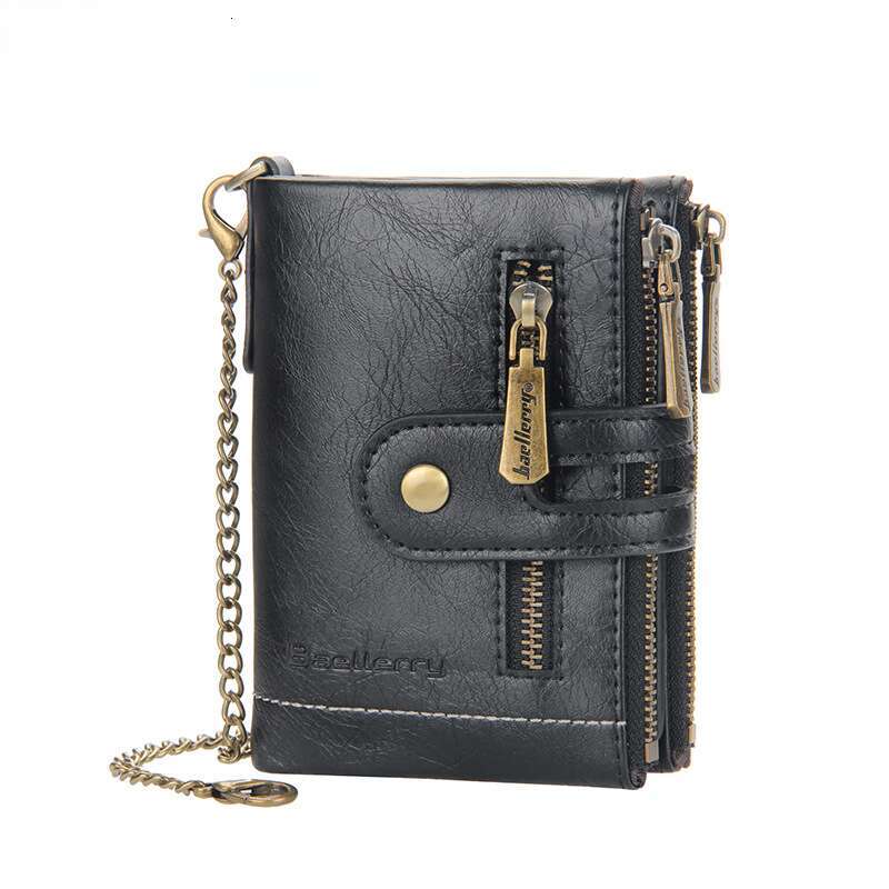 Men's Short New Baellerry High-end Large Capacity Coin Purse Multi-card Slot Wallet for Men