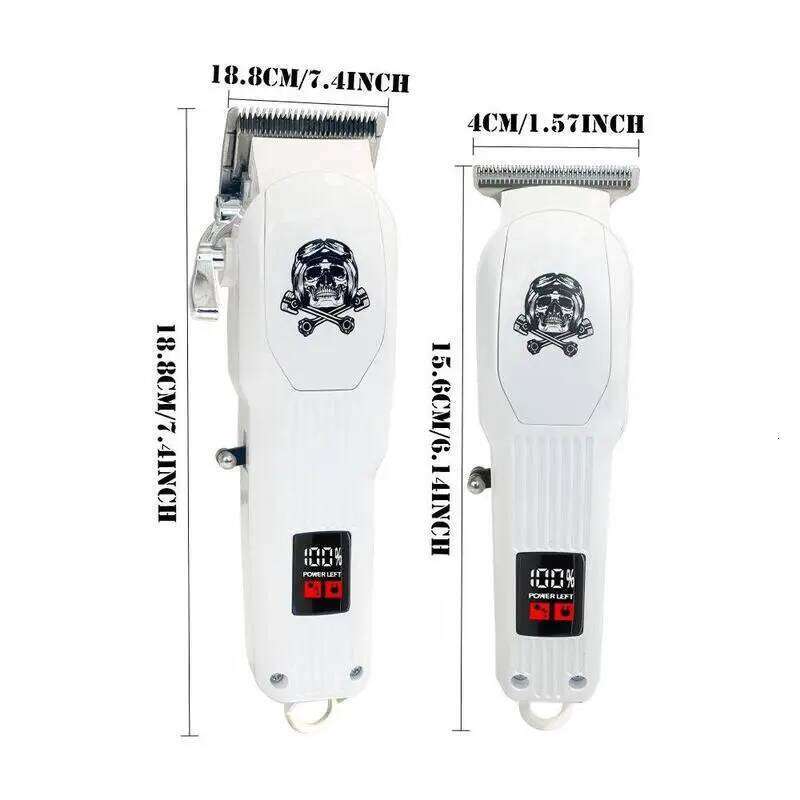 Professional Clippers For Men, Cutting Kit T-Blade Trimmer Combo, 1 Set Rechargeable Electric Hair Trimmer&Accessories