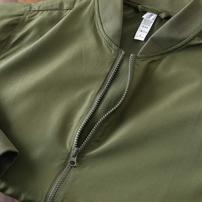 American Leisure Waterproof Breathable Coats Mens Clothing Spring Autumn New Fashion Jacket Thin Loose Green Baseball Uniform W250623