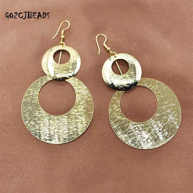 Tren Leaves 2022 Earrings Bohemia Metal Tassel Earrings Long Earring Women Irregular Sexy Girls Jewelry Fashion Punk XJ250623