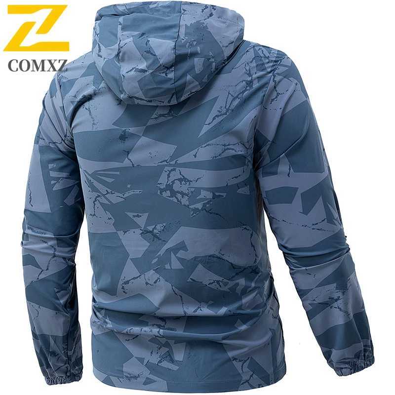 Summer Mens Sports Sun Protection Clothing Casual Gym Breathable UV Protection Skin Coat Fishing Work Camouflage Windbreaker W250623