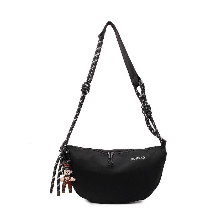 Trendy Casual Crossbody 2025 New Large Capacity Fashion Sports Single Shoulder Dumpling Bag