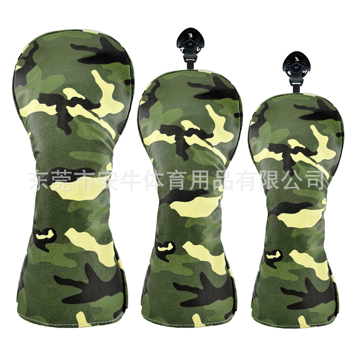 Waterproof Camo Golf Wood Headcover Fairway Club Head Covers Case Protector 240909
