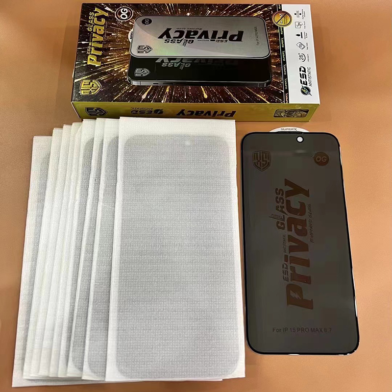 Privacy OG Full Cover Anti Spy Tempered Glass Screen For iPhone 17 Air 16 15 14 13 12 11 Pro Max 8 Samsung S22 S23 Plus S24 FE S25 Ultra Edge A05 A15 
