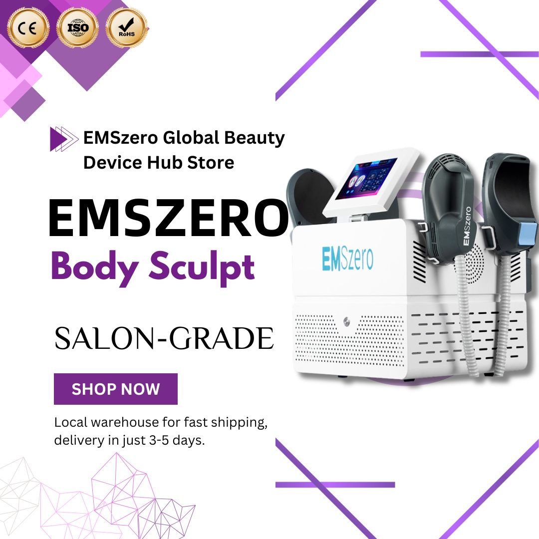 EMSzero RF Machines HI-EMT RF EMS Electromagnetic Muscle Simulator Professional Sculpt 6500w 5 Handle Pelvic Girdle