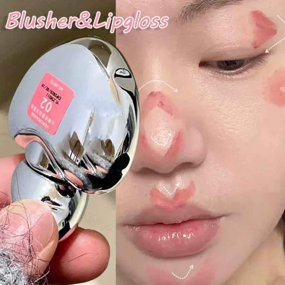 Peach Heart Silky Matte Lipgloss Blush Low-saturation Gray Pink Liquid Lipstick Waterproof Non-Stick Cup No Fade Lip Tint Makeup XJ250623