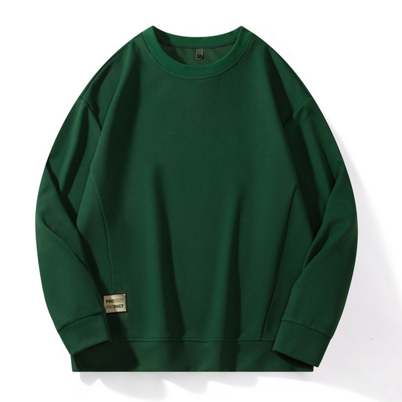 Autumn Winter New Plus Size Sweatshirt for Big and Tall Men Long Sleeve Versatile Crew Neck Pullover Oversized Top Men's Clothing