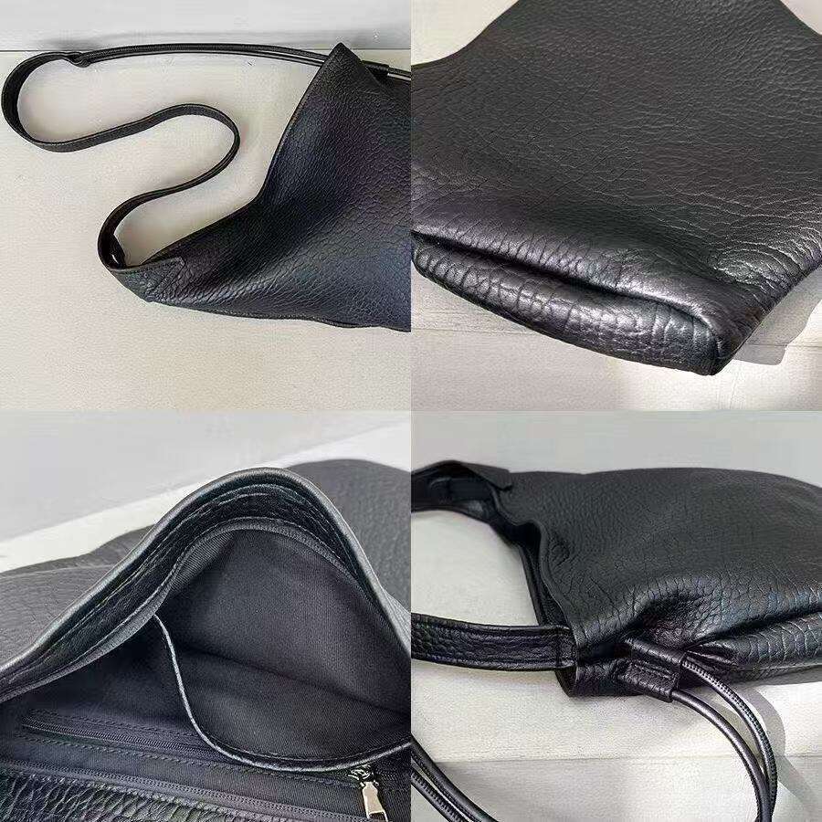 Textured Croissant Niche Lazy HOBO Dumpling Underarm Soft Leather Tote Shoulder Crossbody Bag for Women