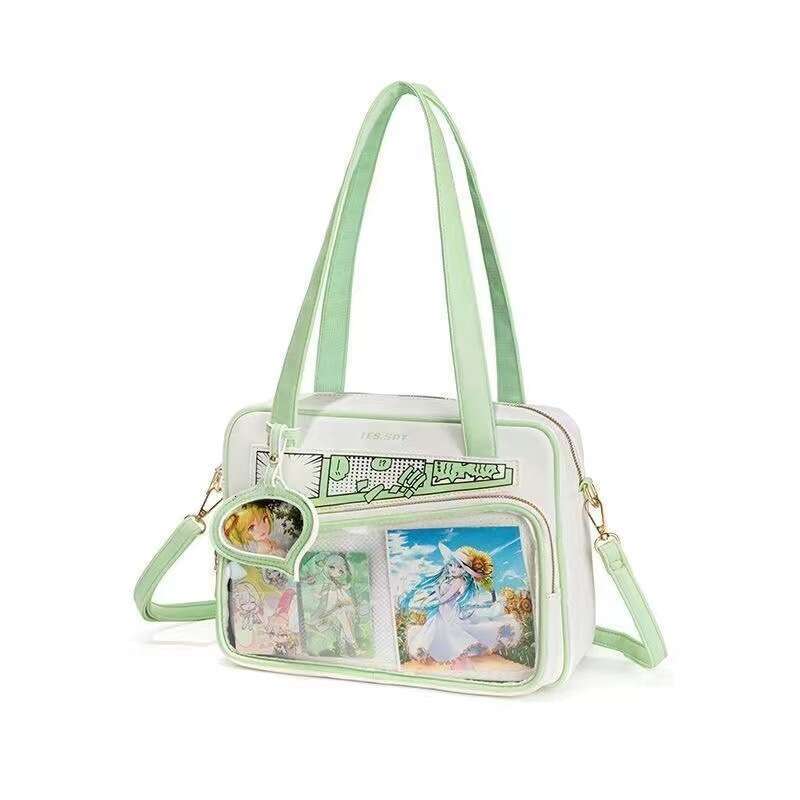 Small Capacity Pain Casual Student Uniform Bag for Girls Anime Style Daily Crossbody Shoulder Handbag