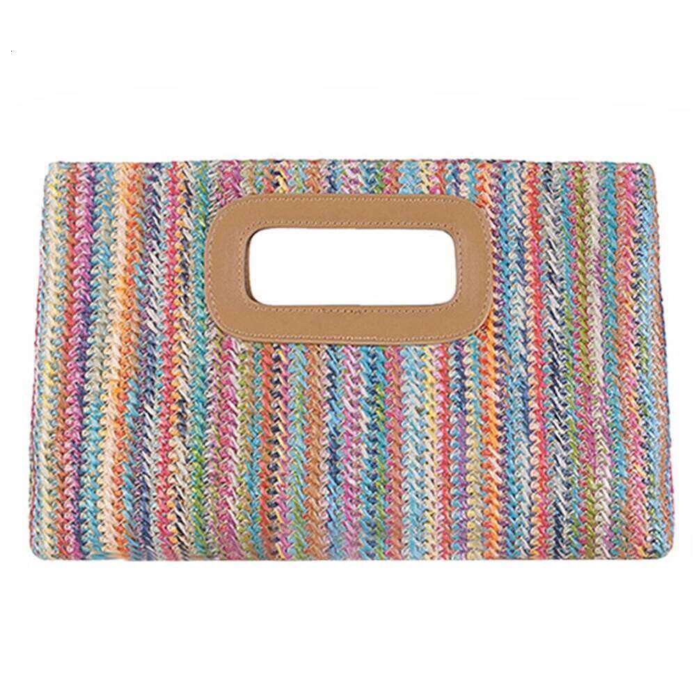 Straw Woven Clutch For Women Raffia Crochet Beach Rattan Causal Female Party Wedding Evening Bag New Summer Weaving Purse
