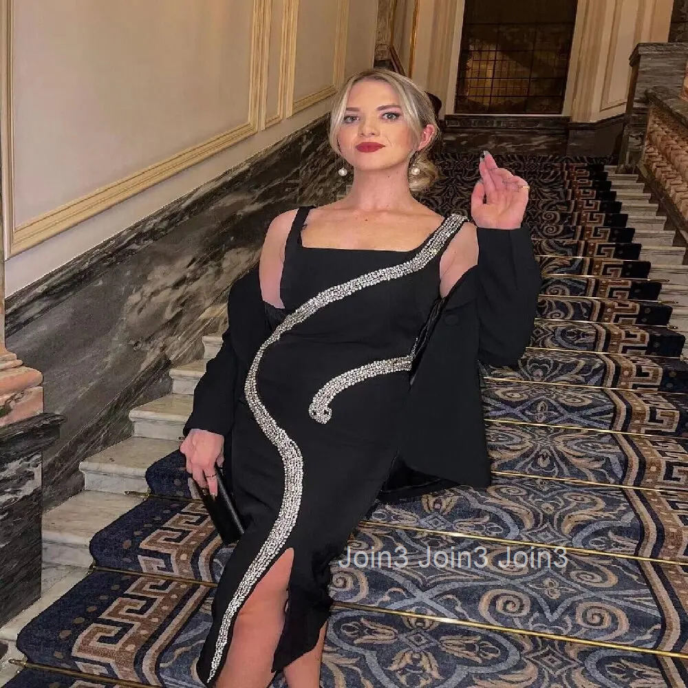 New Pink Black Bodycone Bandage Dress For Women Chic Sleeveless Flash Snake Shape Diamond Embellished Luxury CelebrityParty Gown