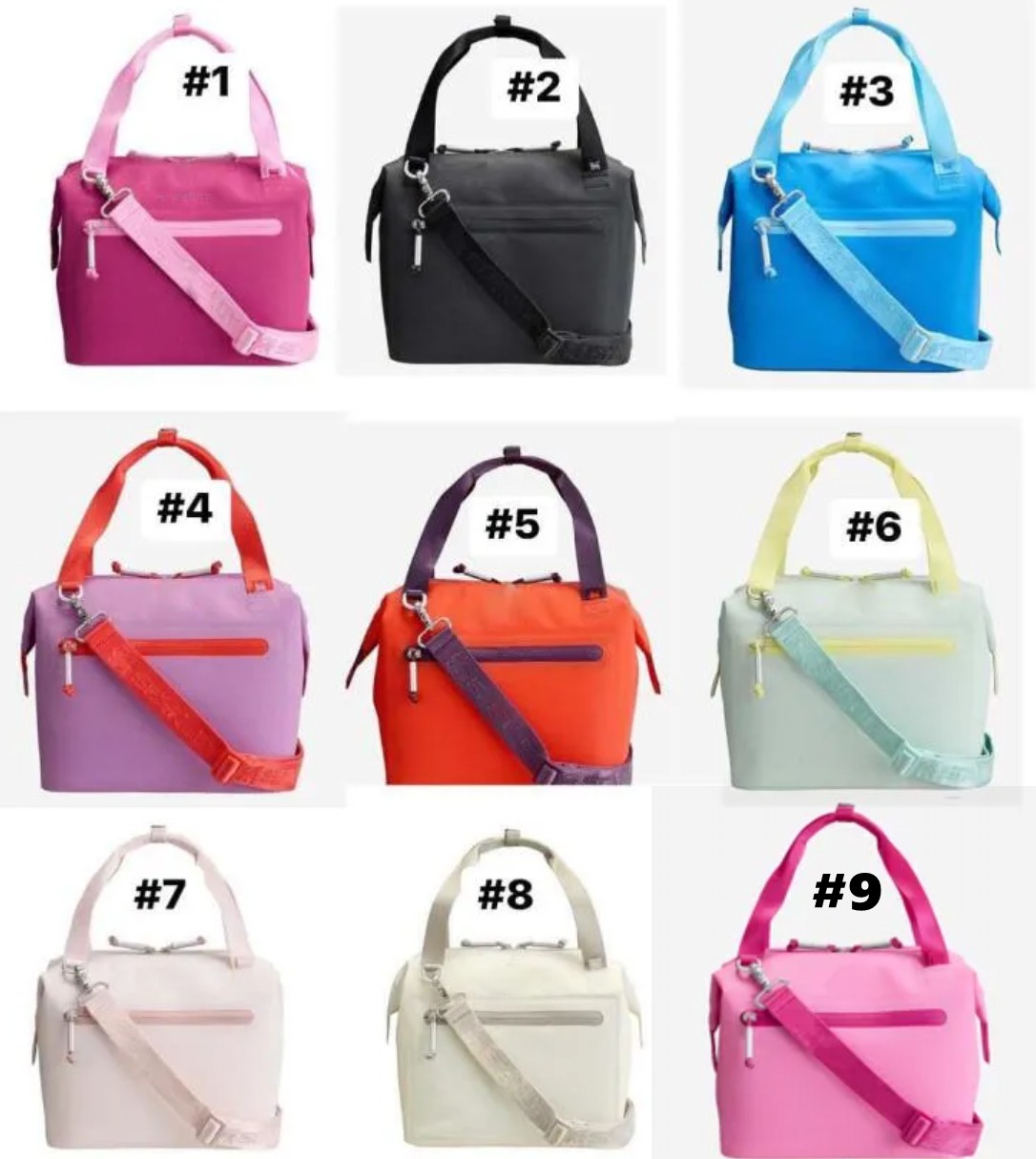 US Warehouse All Day Julienne Mini Soft Cooler Bag and Lunch Box 10 Can Recycled Polyester Cream 2306G